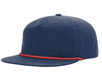 Richardson R256 Rope Hat with Round Leather MGM Sports Patch