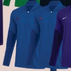 Nike Authentics LS 1/4 Zip Royal/orange Coaches Jacket