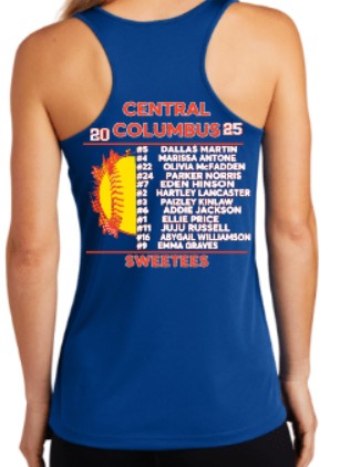 Central Columbus Sweetees Team Shirt/Tank