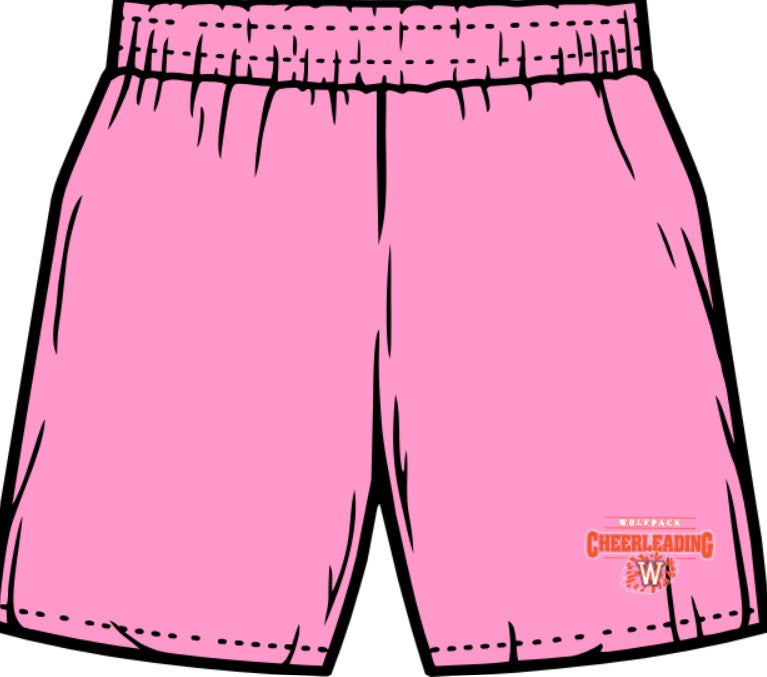 Soffe shorts with WHS Cheer Logo