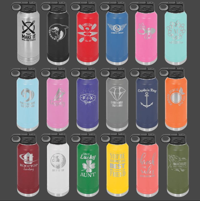 Polar Camel 32 oz. Stainless Steel (and colored) Water Bottle