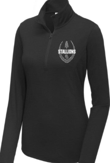 South Columbus Stallions 1/4 Zip Pullover Women's