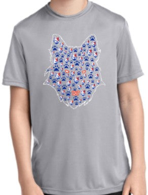 Wolfpack Wolf Head T Shirt Design