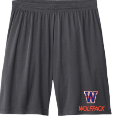 Holloway Weld 8.5 Inch 3 Pocket Shorts w/ Wolfpack logo