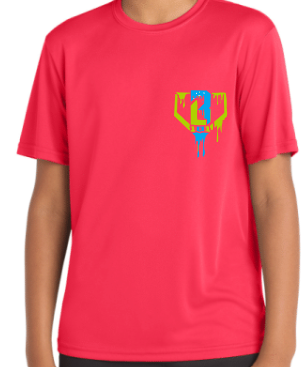 Baseball Lifestyle Youth T-Shirt Front & Back Design