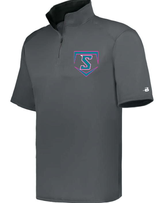 B-Core S/S 1/4 zip - Slingers Baseball
