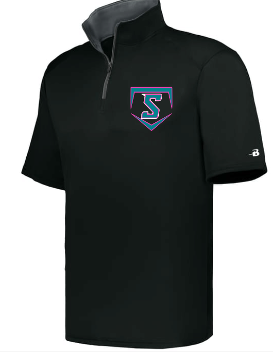 B-Core S/S 1/4 zip - Slingers Baseball