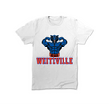 Muscle Wolf design T shirt