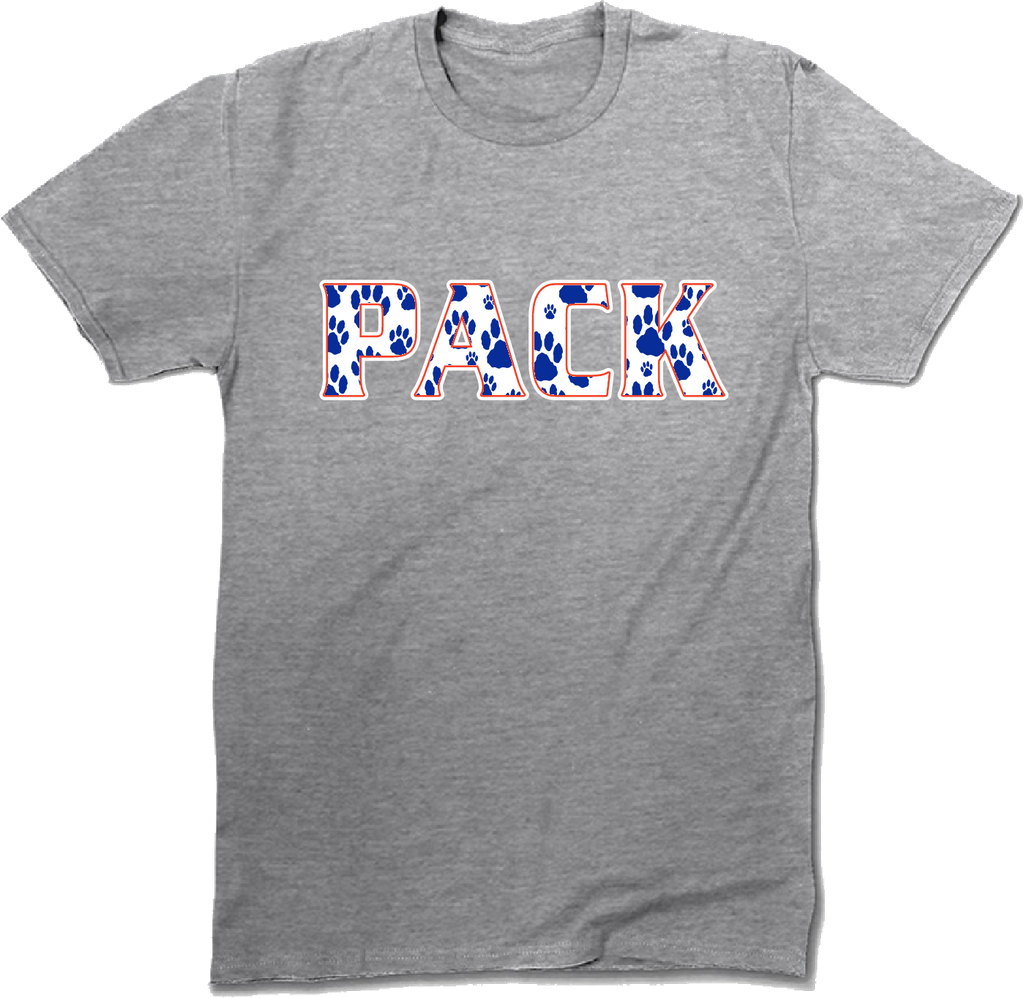 PACK with paws design T Shirt